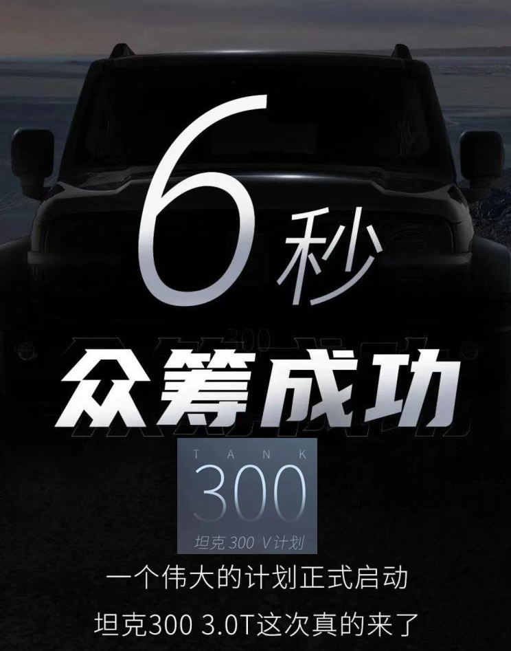 تانك 300, شبكة السيارات الصينية