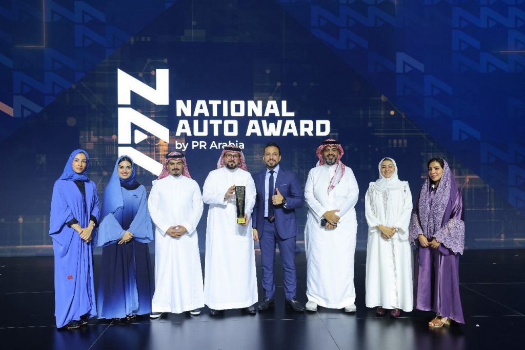 شبكة السيارات الصينية – المجدوعي شانجان تفوز بجائزة أفضل فريق تسويق في قطاع السيارات بالمملكة العربية السعودية