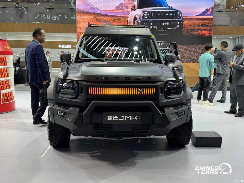 شبكة السيارات الصينية – جولة شبكة السيارات الصينية في معرض بكين للسيارات 2024: ظهور جيتور JMK Shanhai T2 رسميًا بثلاث صفوف وطرازات أخرى معدلة