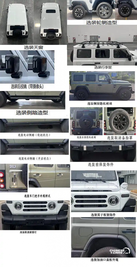 الكشف عن 212 T01 ديزل: سيارة SUV مدمجة بصيغة كلاسيكية وعزم ديزل أقوى للطرق الوعرة 4 شبكة السيارات الصينية – الكشف عن 212 T01 ديزل: سيارة SUV مدمجة بصيغة كلاسيكية وعزم ديزل أقوى للطرق الوعرة
