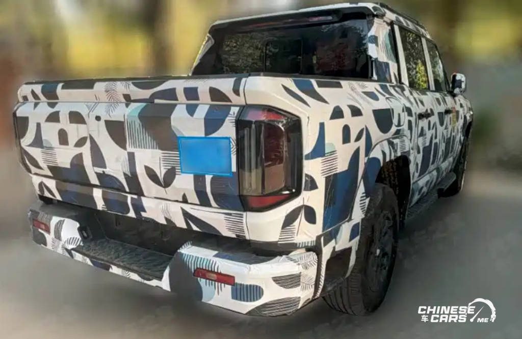 شبكة السيارات الصينية – جيتور Zongheng F700: الصور التجسسية للبيك أب الهجين بمحركات كهربائية رباعية وقوة تتجاوز 1600 حصان!