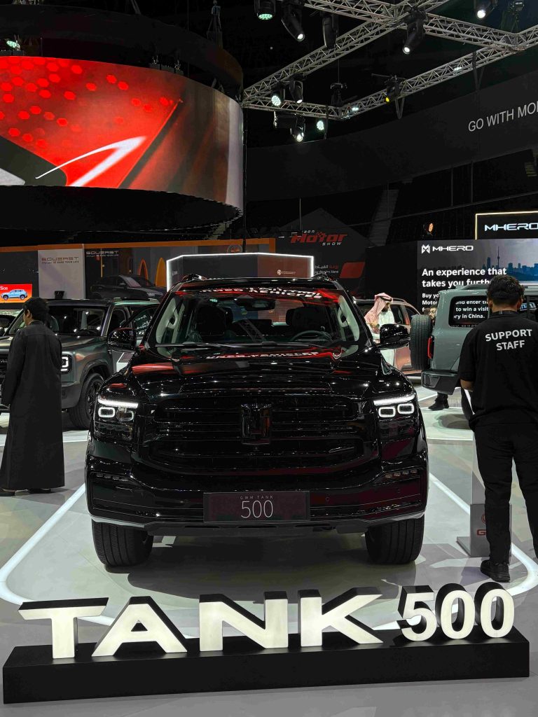 تانك 500 بلاك إيديشن 2026 تصل معرض الرياض من خلال شركة توزيع وتسويق السيارات المحدودة