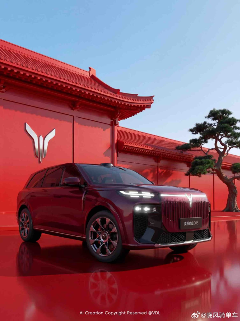 شبكة السيارات الصينية &ndash; فويا تايشان X8 الجديدة 2026: SUV كبيرة بخيارات كهربائية وPHEV ومنصة 800 فولت وأحدث نظام HarmonyOS من هواوي