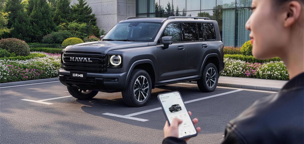 شبكة السيارات الصينية &ndash; هافال H9 موديل 2026 في الصين: SUV أوفرود ديزل وبنزين بشاصي مستقل وعمق خوض 800 مم, بخزانين وقود وتقنيات Coffee OS المتطورة