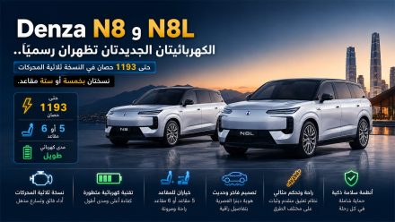 Denza N8 وN8L الكهربائيتان الجديدتان تظهران رسميًا.. حتى 1193 حصان في النسخة ثلاثية المحركات ونسختان بخمسة أو ستة مقاعد