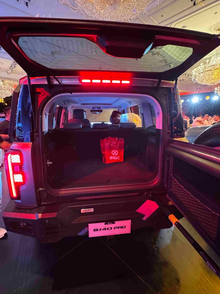 بترومين وبايك تدشنان شراكتهما في السعودية وتطلقان BAIC BJ40 PRO رسميًا 6 شبكة السيارات الصينية – بترومين وبايك تدشنان شراكتهما في السعودية وتطلقان BAIC BJ40 PRO رسميًا